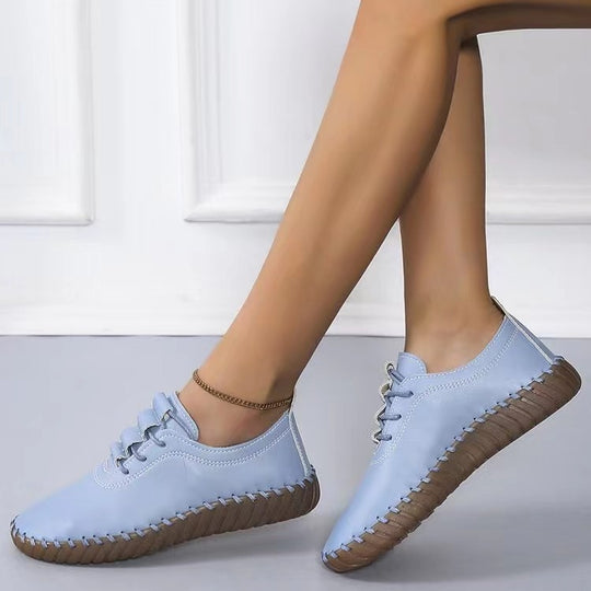 Damen Leichte Sneaker mit handgenähter Ziernaht und flexibler Profilsohle Nord Taschen