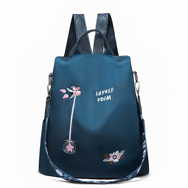 Damen modischer Rucksack mit verspielten Stickereien Nord Taschen