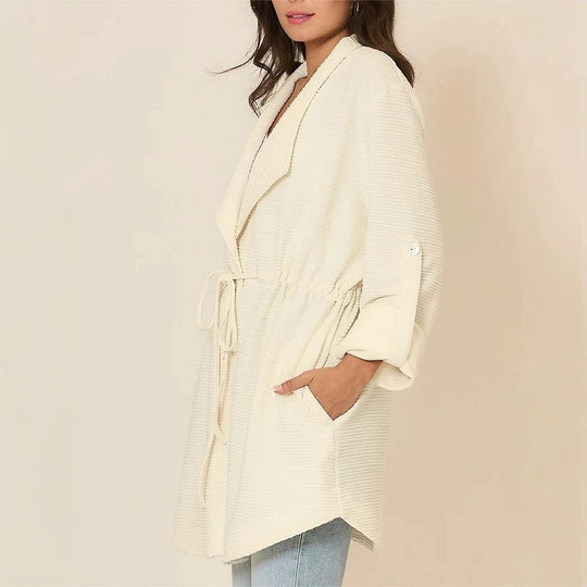 Damen Lässige und elegante Longcardigan Nord Taschen