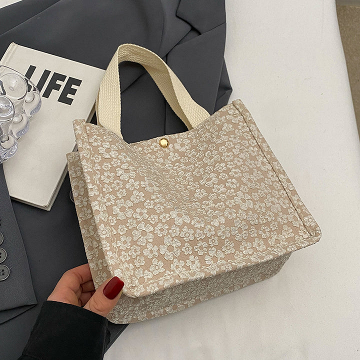 Damen Einkaufstasche aus strapazierfähigem Material mit floralem Design Nord Taschen