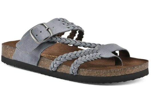 Damen Riemchen-Sandalen mit geflochtenem Design und verstellbarem Riemen