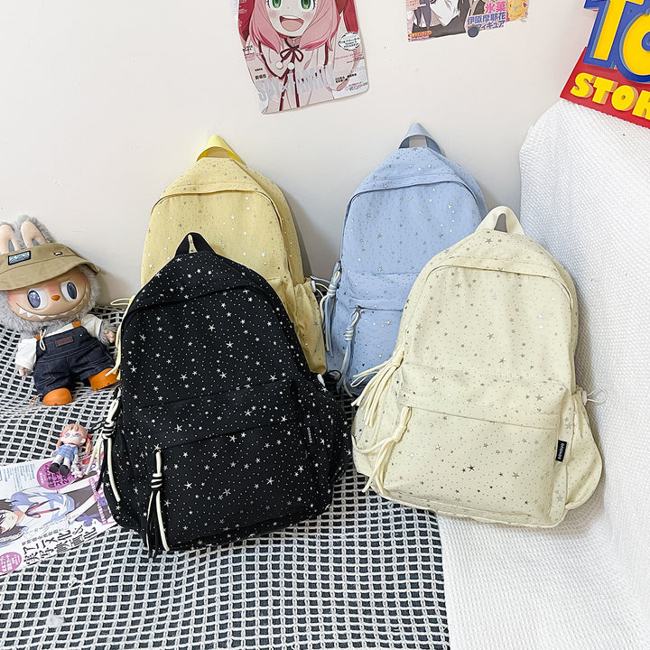 Damen Rucksack mit modischem Sternenprint und praktischen Fächern Nord Taschen