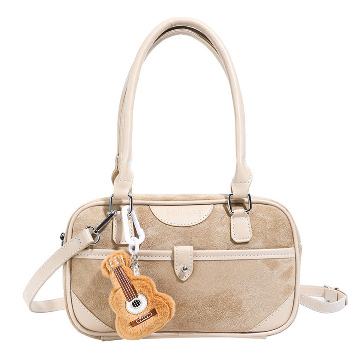 Damen modische Handtasche mit süßem Gitarrenanhänger Nord Taschen
