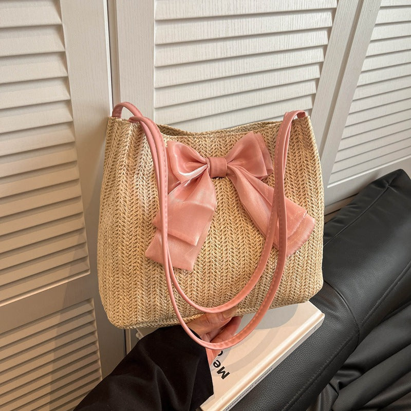 Damen elegante Hobo-Tasche mit dekorativen Schleifendetails Nord Taschen