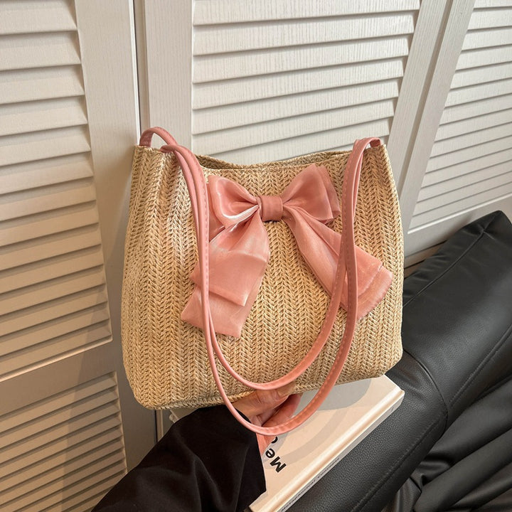 Damen elegante Hobo-Tasche mit dekorativen Schleifendetails Nord Taschen
