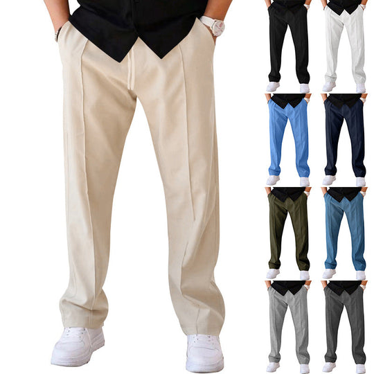 Herren Bequeme Sweatpants mit eleganter Optik und seitlichen Eingrifftaschen - Vittorelli