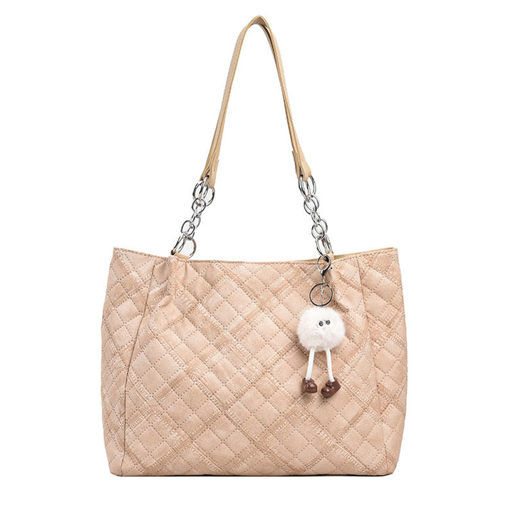 Damen modische Handtasche mit hochwertiger Stepp-Optik Nord Taschen