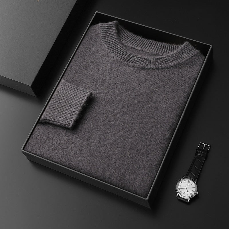 Herren Rundhals-Pullover im Kaschmir‑Look mit extraweichem Flor und Geschenkbox Nord Taschen