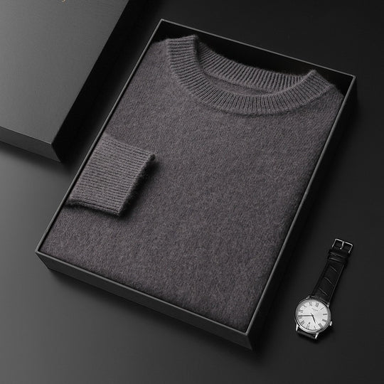 Herren Rundhals-Pullover im Kaschmir‑Look mit extraweichem Flor und Geschenkbox Nord Taschen
