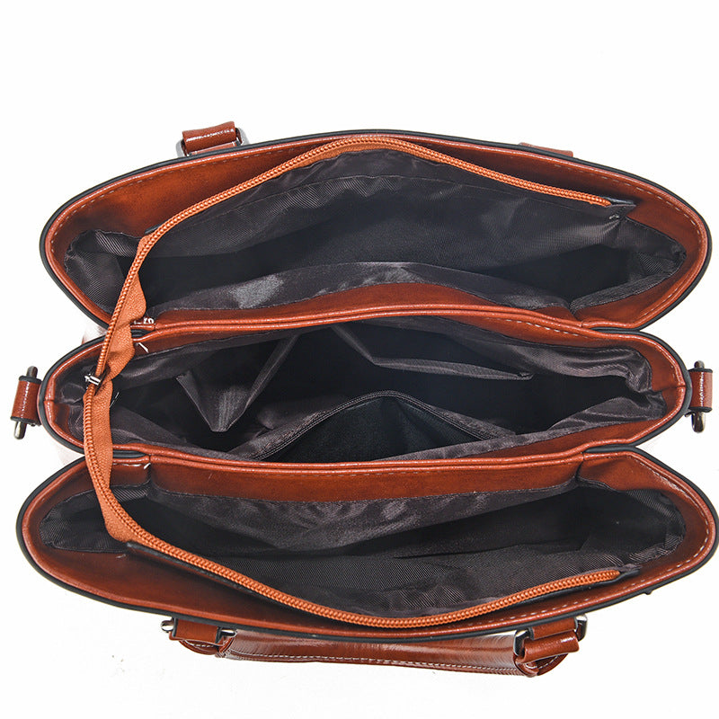 Damen trendy Handtasche mit abnehmbarem Schulterriemen Nord Taschen
