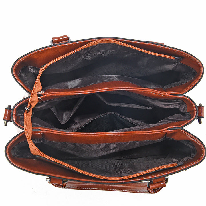 Damen trendy Handtasche mit abnehmbarem Schulterriemen Nord Taschen