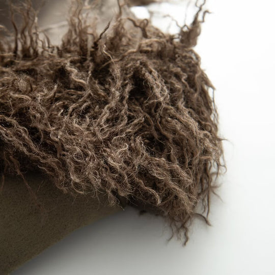 Damen Mantel mit Kunstfell-Schalkragen und Taillengürtel Nord Taschen
