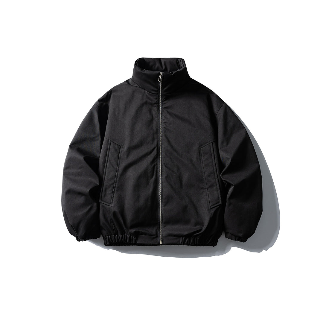 Herren Boxy Kurzparka mit hohem Stehkragen, elastischem Saum und aufgesetzten Fronttaschen Nord Taschen