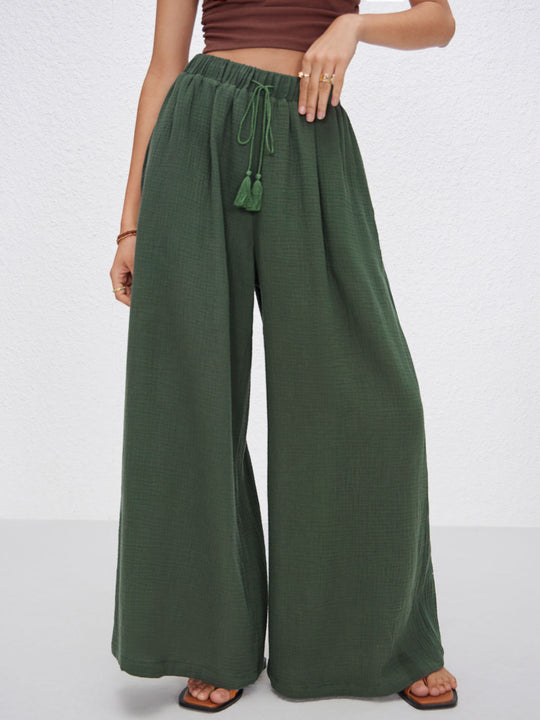 Damen Weit geschnittene Sommerhose Nord Taschen