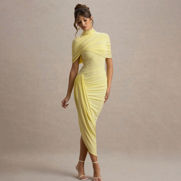 Damen Drapiertes Abendkleid