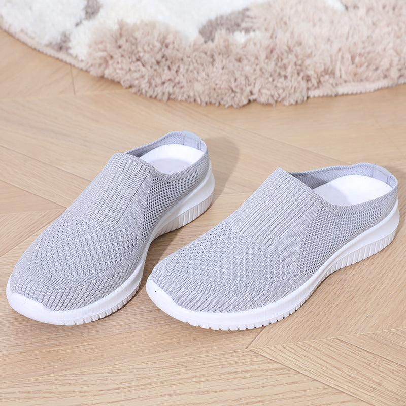 Damen bequeme und atmungsaktive Slip-On Sneaker