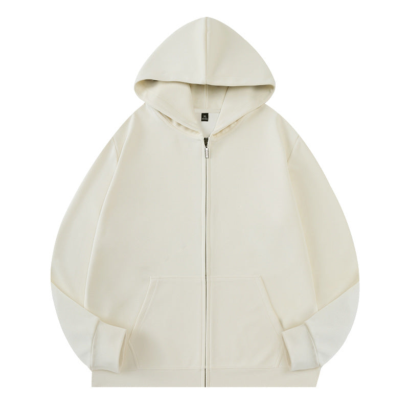 Unisex Oversize Kapuzen‑Zipjacke aus French‑Terry mit verdeckter Nahtführung Nord Taschen