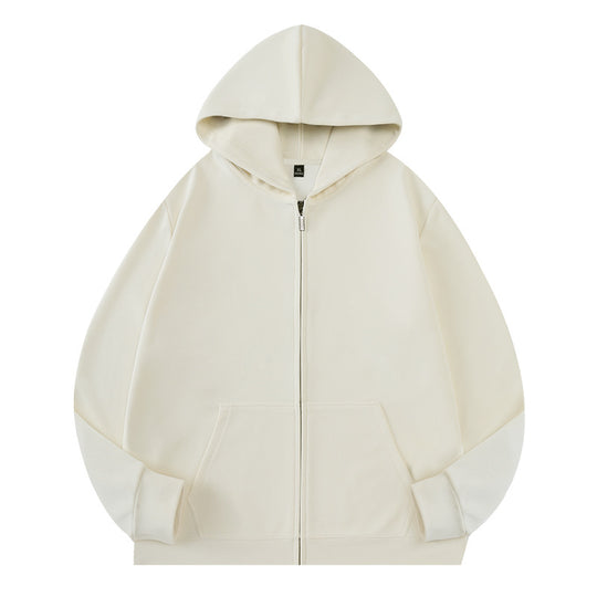 Unisex Oversize Kapuzen‑Zipjacke aus French‑Terry mit verdeckter Nahtführung Nord Taschen