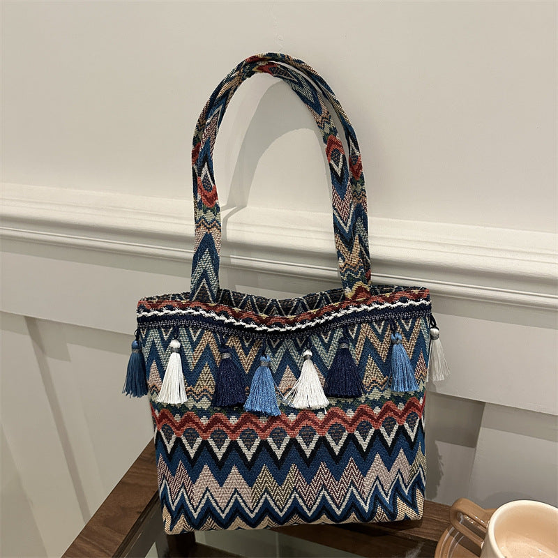 Damen modische Tragetasche mit einzigartigem ethnischen Design Nord Taschen