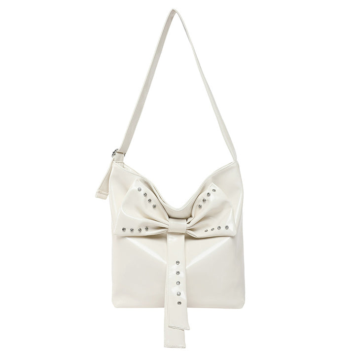 Damen stilvolle Hobo-Tasche mit dekorativem Schleifen-Detail Nord Taschen