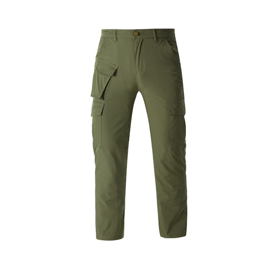 Herren Leichte Stretch-Cargohose mit mehrfachen Klappentaschen & tapered Schnitt Nord Taschen