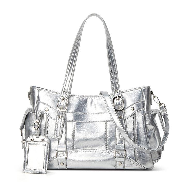 Damen Handtasche mit verstellbarem Trageriemen und mehreren Fächern Nord Taschen