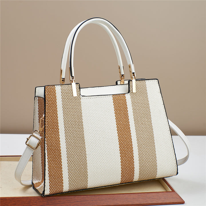 Damen elegante Designertasche mit strukturiertem Obermaterial und multifunktionalem Schultergurt Nord Taschen