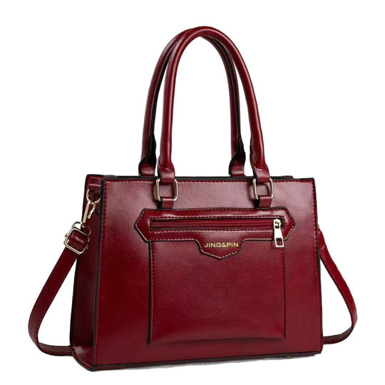 Damen Handtasche mit abnehmbarem Schulterriemen und strapazierfähiger Lederoberfläche Nord Taschen