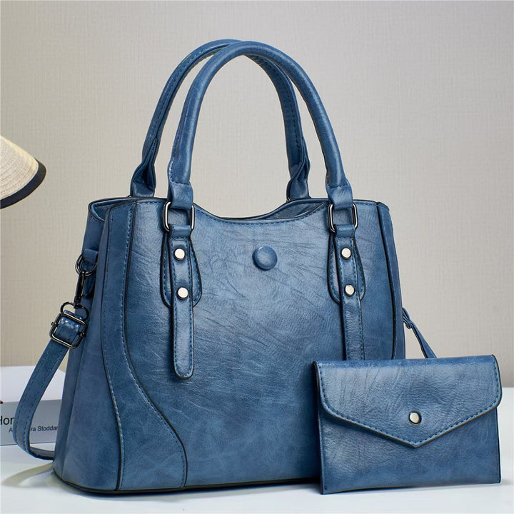 Damen Handtasche mit robustem Design und abnehmbarer Mini-Clutch Nord Taschen
