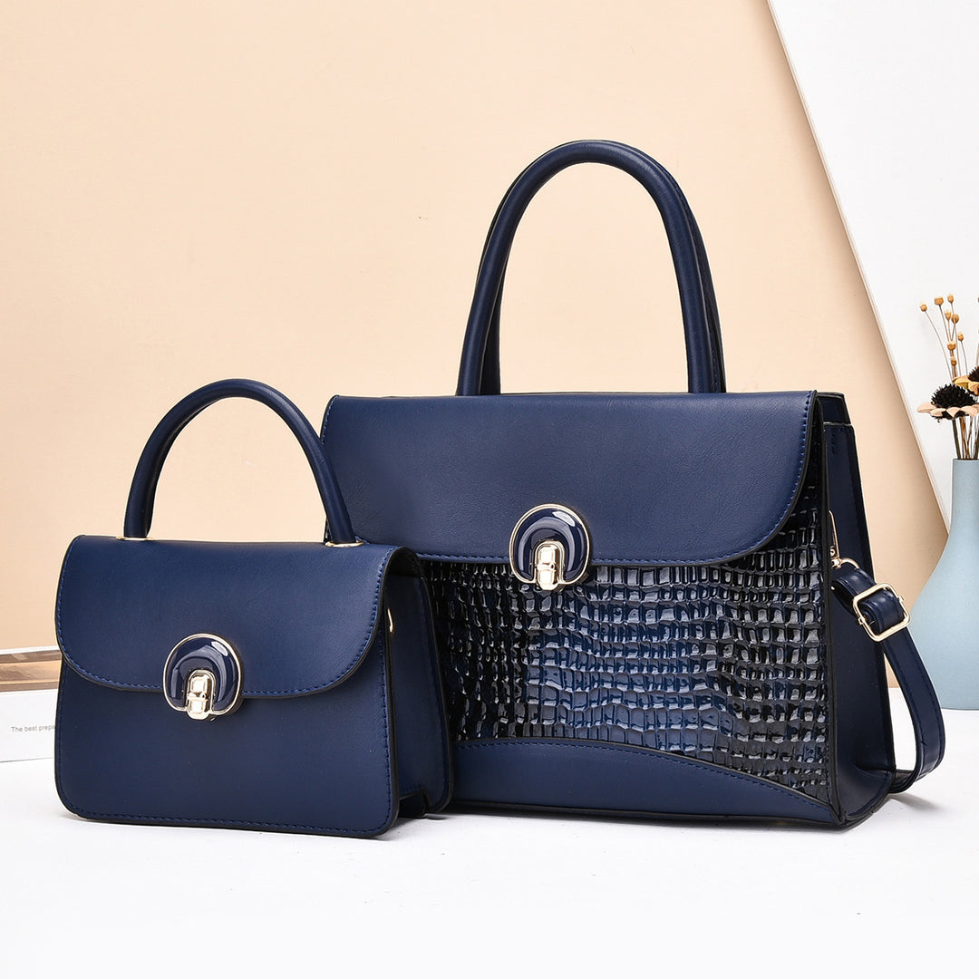 Damen Handtaschen-Set mit luxuriösem Krokodillederdesign Nord Taschen