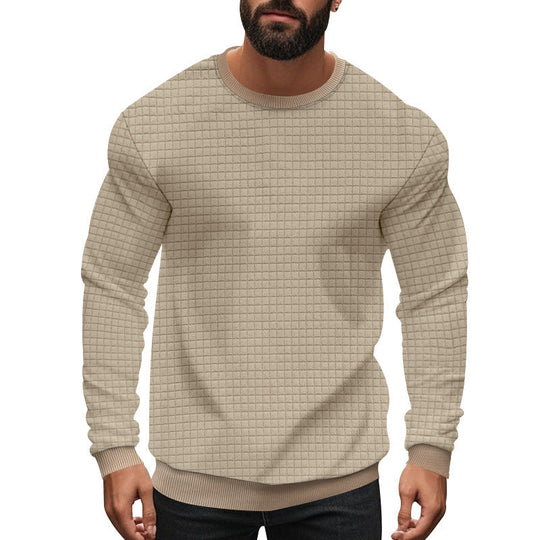 Herren Langarm-Sweatshirt mit strukturiertem Design und elastischen Bündchen Nord Taschen