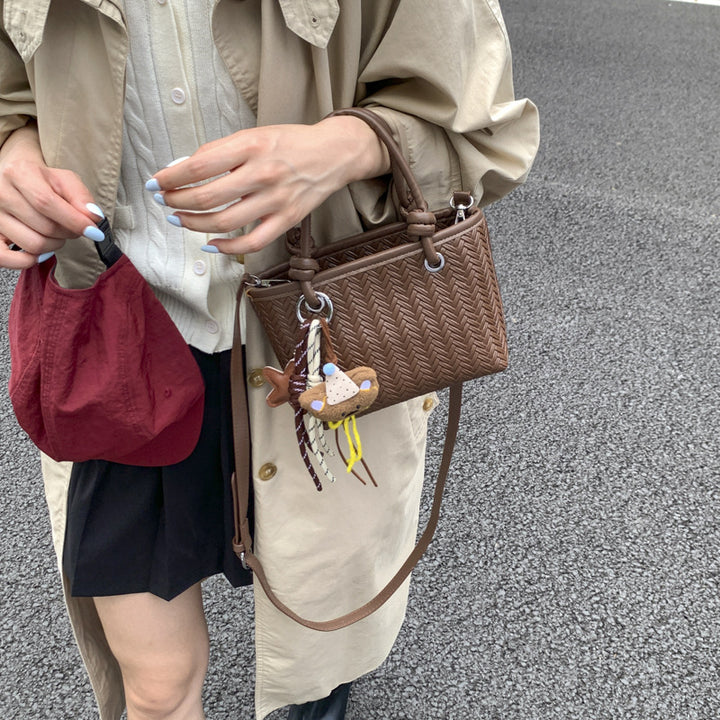 Damenhandtasche im modernen geflochtenen Design Nord Taschen