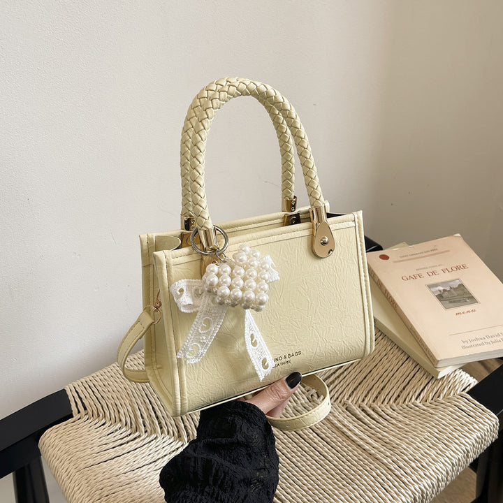 Damen elegante Handtasche im modernen Design mit strukturiertem Obermaterial Nord Taschen