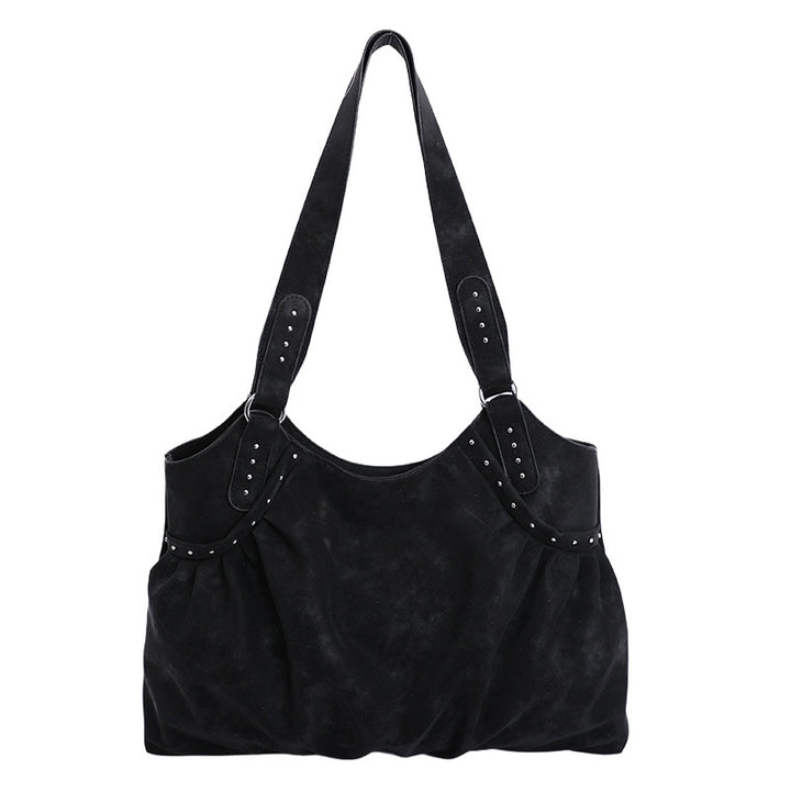 Damen Tasche mit raffiniertem Rüschendesign und Akzenten aus Metall von Nord Taschen