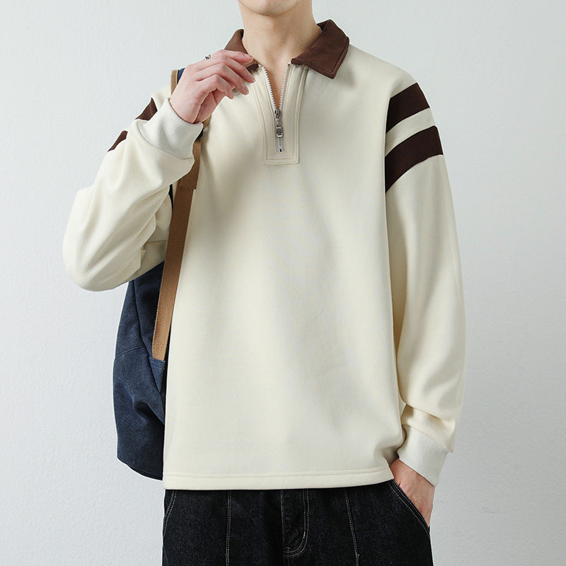 Herren modische Sweatshirtjacke Nord Taschen