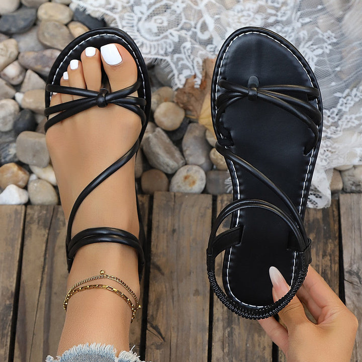 Damen elegante Strandsandalen