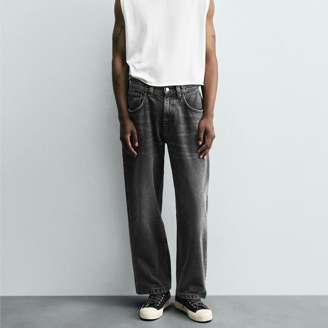 Damen High‑Waist Cropped Wide‑Leg Jeans aus weichem Stretch-Denim Nord Taschen