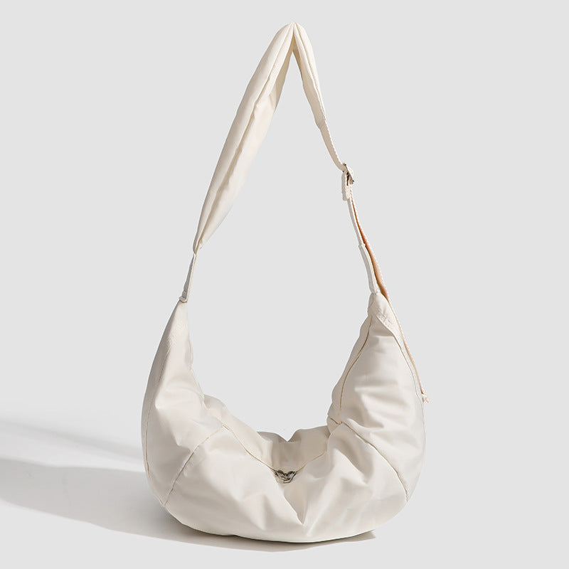 Damen Hobo-Tasche mit sportlichem, strukturlosem Design und abnehmbarem Schulterriemen Nord Taschen