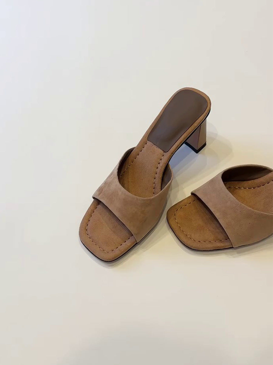 Damen Blockabsatz-Sandalen mit elegantem Riemen und weichem Fußbett Nord Taschen