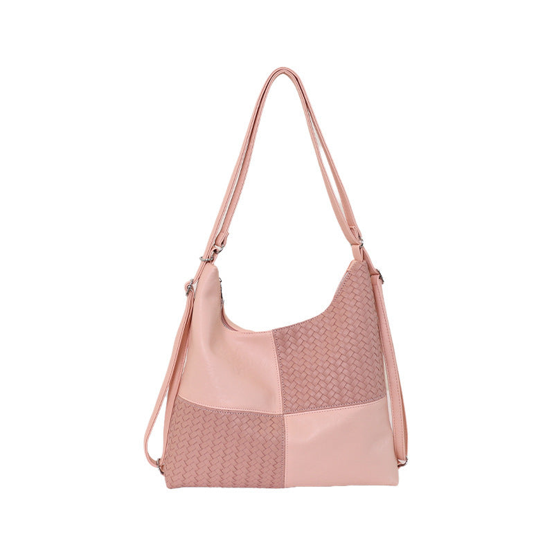 Damen Beuteltasche aus kunstvoll geflochtenem Leder mit elegantem Design Nord Taschen
