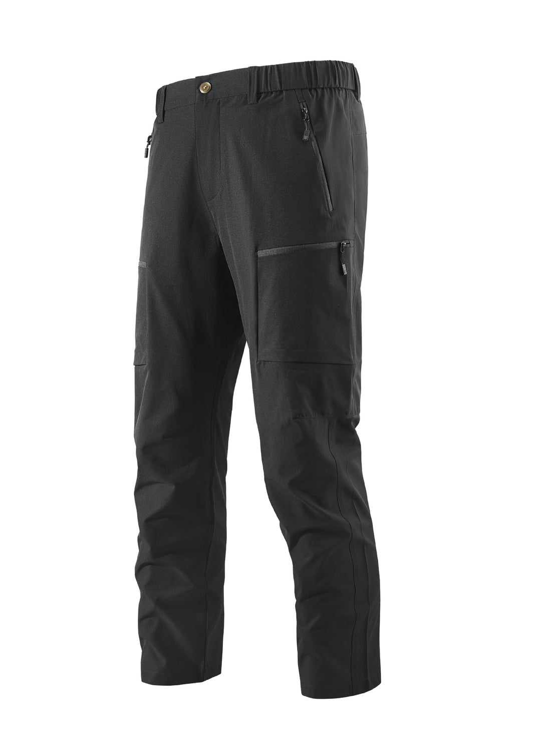 Herren Multifunktionale Cargo-Reisehose mit elastischem Bund, Reißverschlusstaschen und Knieverstärkung Nord Taschen