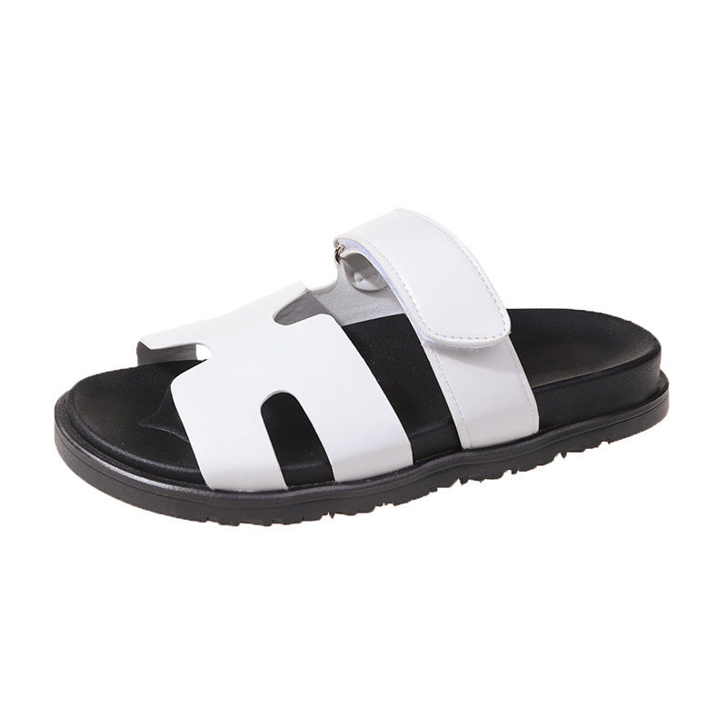 Damen Riemchen-Sandalen mit verstellbarem Klettverschluss und ergonomischer Sohle Nord Taschen
