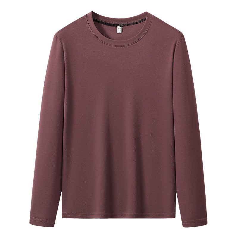 Herren Langärmeliges Rundhals-Basicsweatshirt aus weichem Baumwollmix Nord Taschen