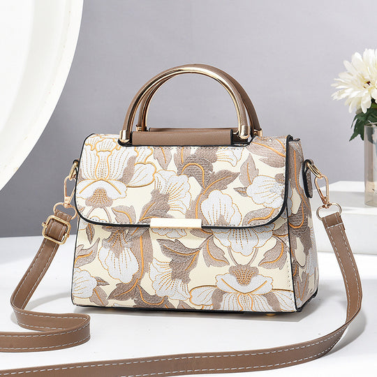 Damen Handtasche mit floralem Design und luxuriösen Akzenten Nord Taschen