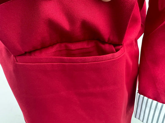 Damen Casual-Blazer mit gekrempelten Ärmeln und gestreiftem Futter Nord Taschen