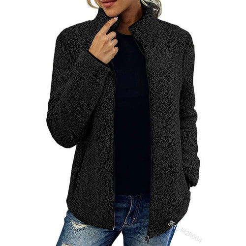 Damen Fleecejacke mit wunderbar weichem Material und stylischem Reißverschluss