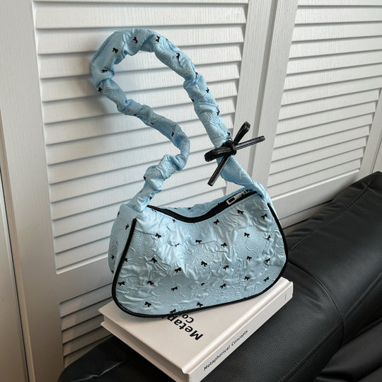 Damen Umhängetasche mit innovativer Schulterriemenstruktur und floralem Design Nord Taschen