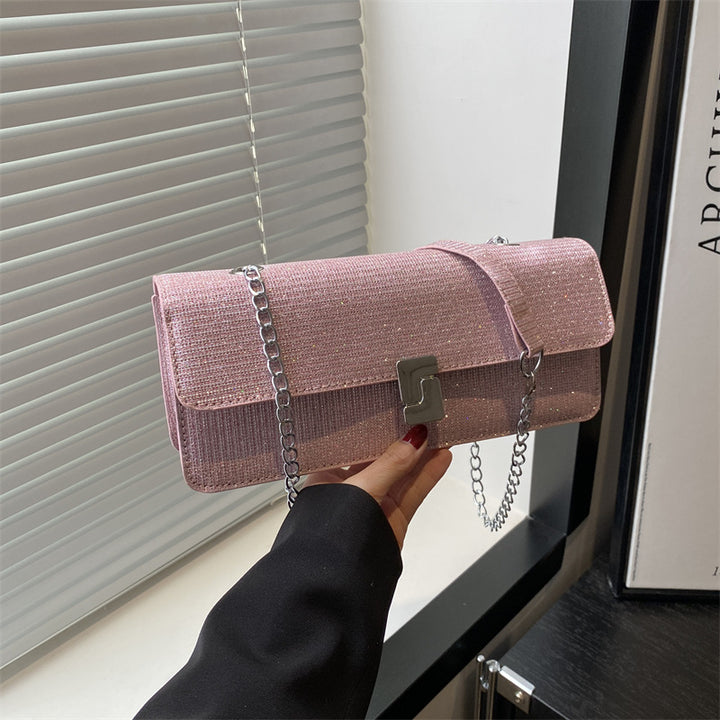 Damen elegante Clutch-Tasche mit funkelndem Obermaterial Nord Taschen