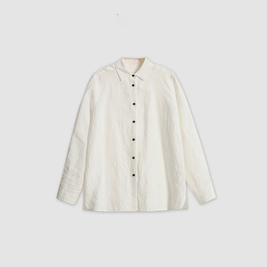Damen Modische langärmlige Bluse Nord Taschen