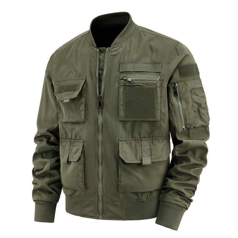 Men's  tactical multi-pocket flight bomber jacket Nord Taschen